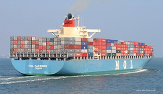 Shipping from China to India by sea 